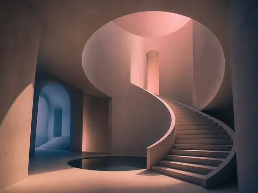 Surreal Broad Architectural Chamber — Cities & Architecture Galaxy Fold wallpaper