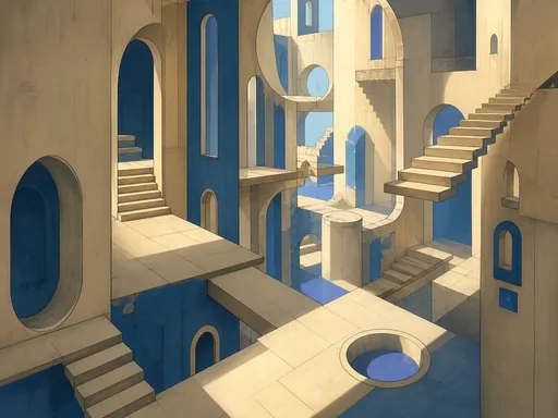 Broad Open Hall — Cities & Architecture Galaxy Fold wallpaper