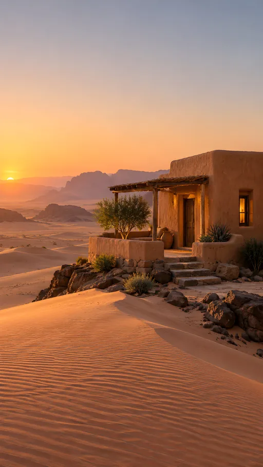 Desert Dwelling at the Dune Edge — Cities & Architecture wallpaper