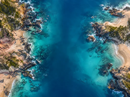 Aquamarine Coastlines — Nature & Landscapes wallpaper