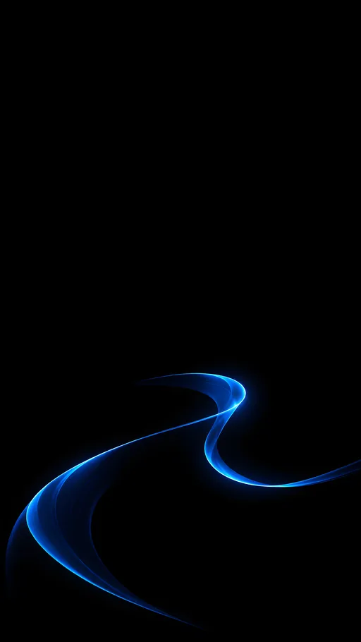 Electric Blue Ribbon — Dark & Moody wallpaper