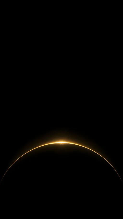 Gold Geometric Arc — Dark & Moody wallpaper
