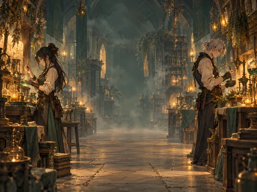 Two Alchemists at Work — Anime wallpaper