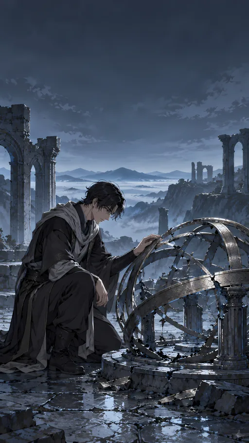Guardian and the Cracked Instrument — Anime wallpaper