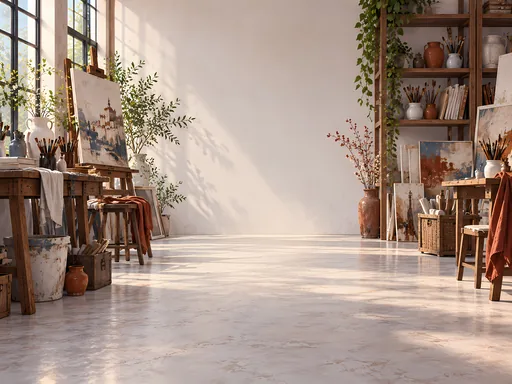 Art Desks in Daylight — Anime wallpaper