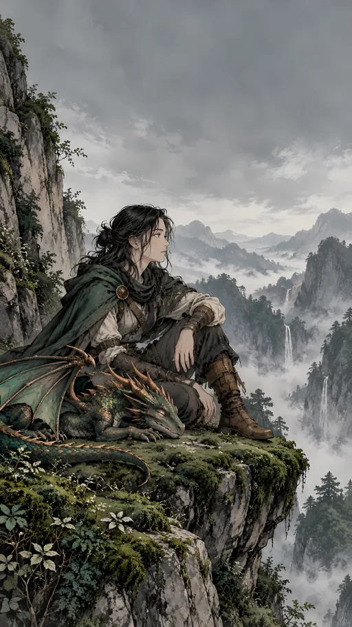 Rider and the Small Horned Dragon — Anime wallpaper