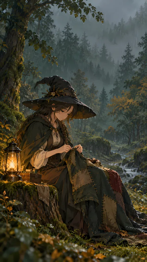 Mending the Patchwork Cloak — Anime wallpaper