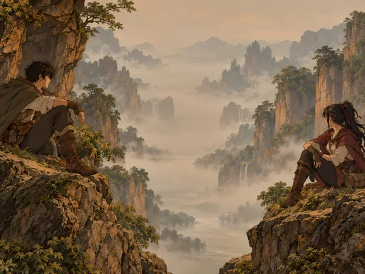 Two Adventurers on the Trail — Anime wallpaper