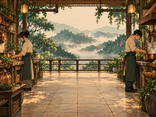 Two Cooks, One Kitchen — Anime wallpaper