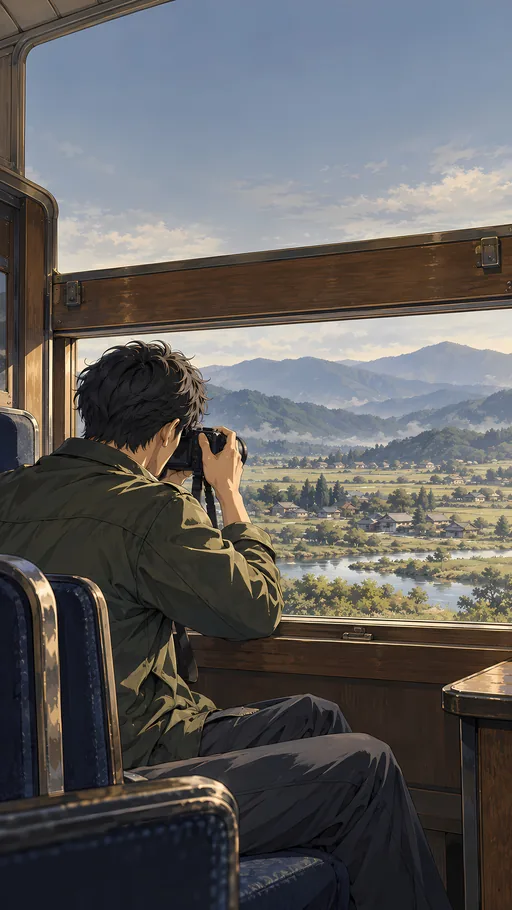Photographing the Countryside — Anime wallpaper