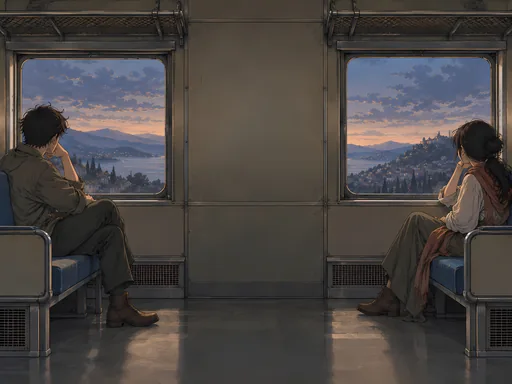 Two Travelers, One Carriage — Anime wallpaper