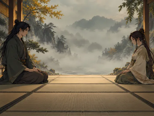 Host and Guest at Tea — Anime wallpaper