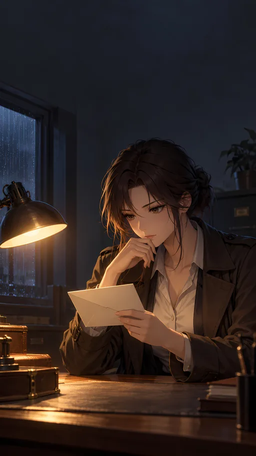 Detective and the Plain Envelope — Anime wallpaper