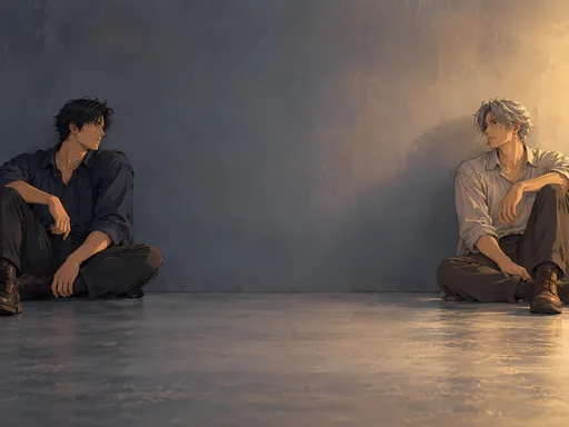Two Men at the Margins — Anime wallpaper