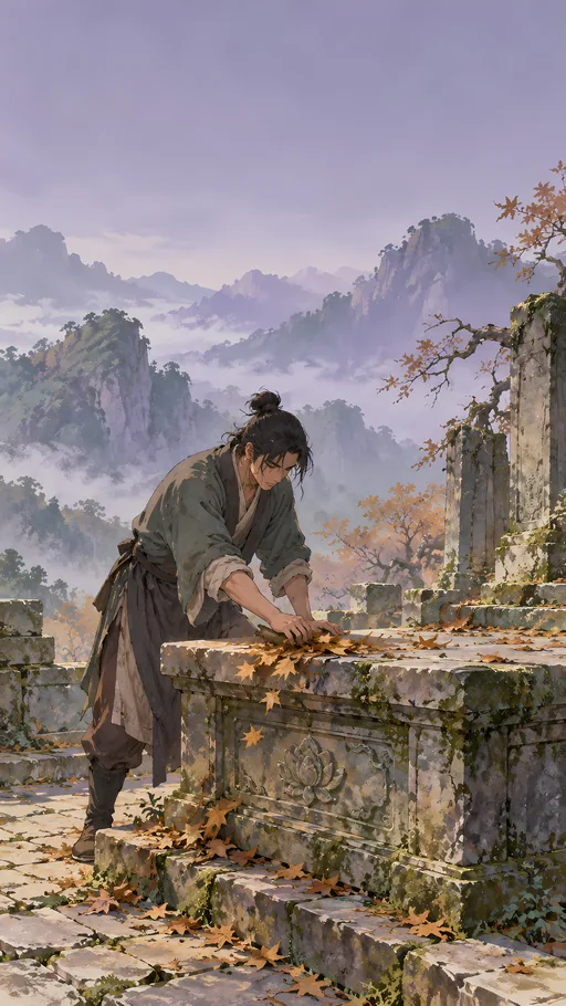 Clearing the Altar Stone — Anime wallpaper