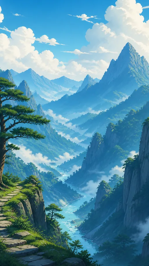 Premium 2D Animated Scenery — Anime wallpaper