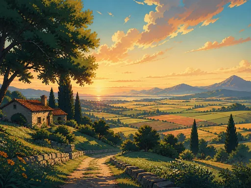 Premium 2D Animated Scenery — Anime wallpaper