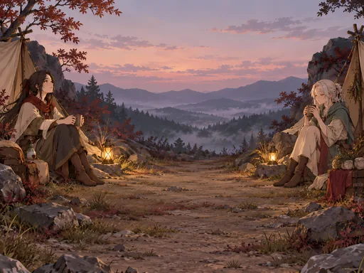 Healers at the Camp — Anime wallpaper