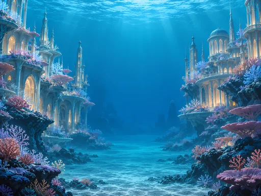 Coral Palace Wings — Anime wallpaper