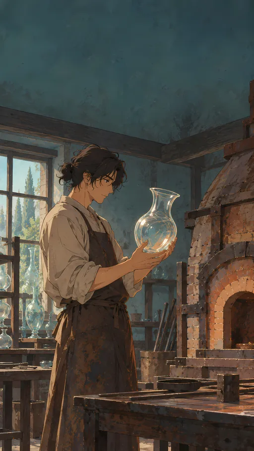 Glassworker and the Clear Vase — Anime wallpaper