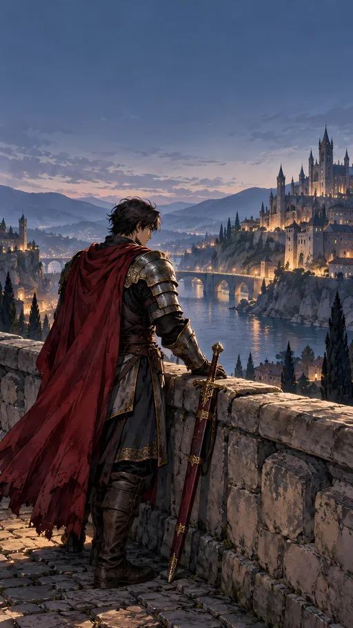 Sword Against the Bridge — Anime wallpaper