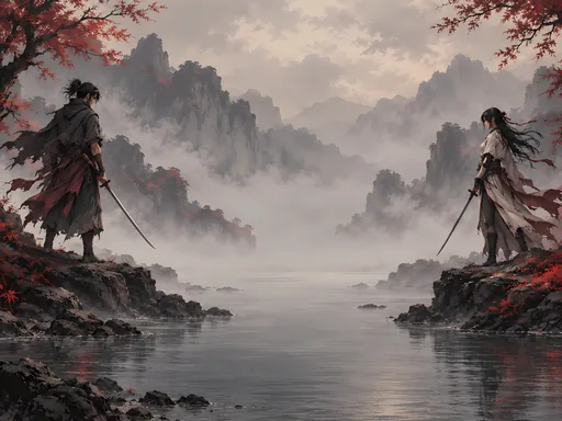 Sword Wanderers Across the River — Anime wallpaper