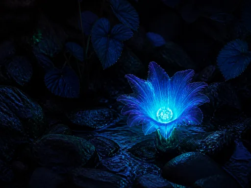 Dark Organic Environment Illuminated By Beautiful — Nature & Landscapes wallpaper