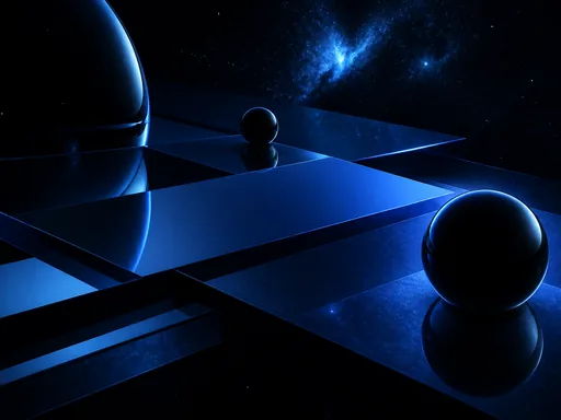 Deep Black Space Combined — Minimal & Color wallpaper