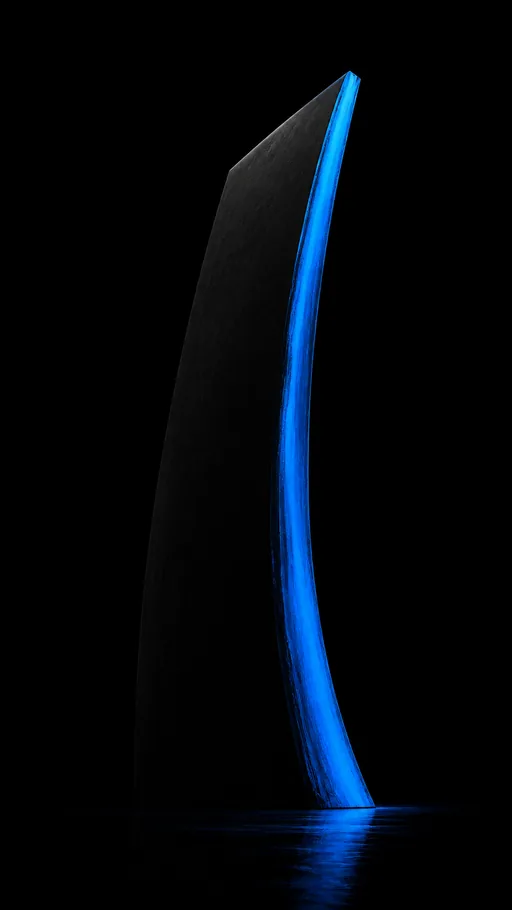 Vertical 2D Animated Graphic Composition — Abstract wallpaper