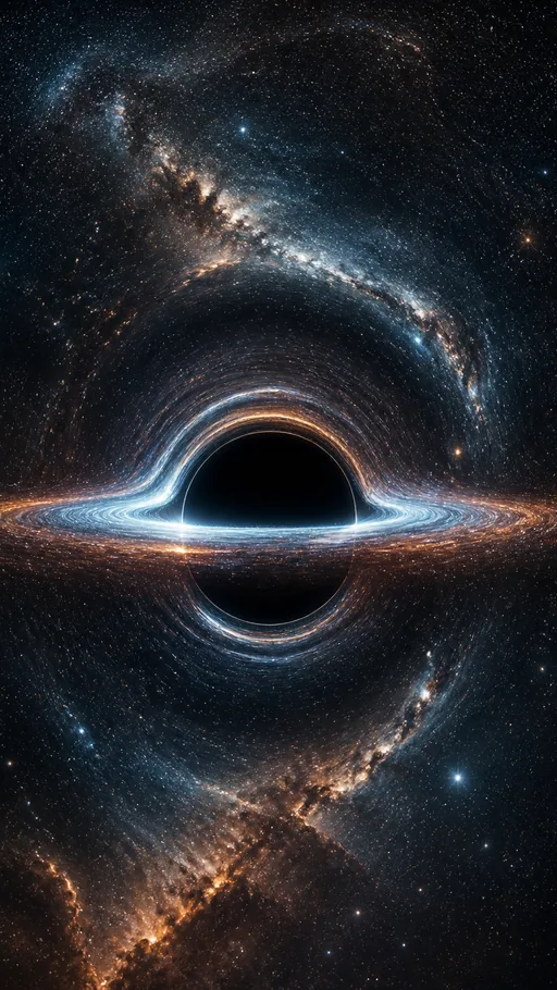 Dramatic Scientifically Inspired Black Hole — Space wallpaper