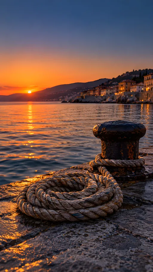 Mooring Rope and Bollard — Cities & Architecture wallpaper