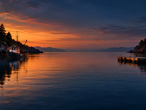 Fishing Boat and Pontoon — Cities & Architecture wallpaper