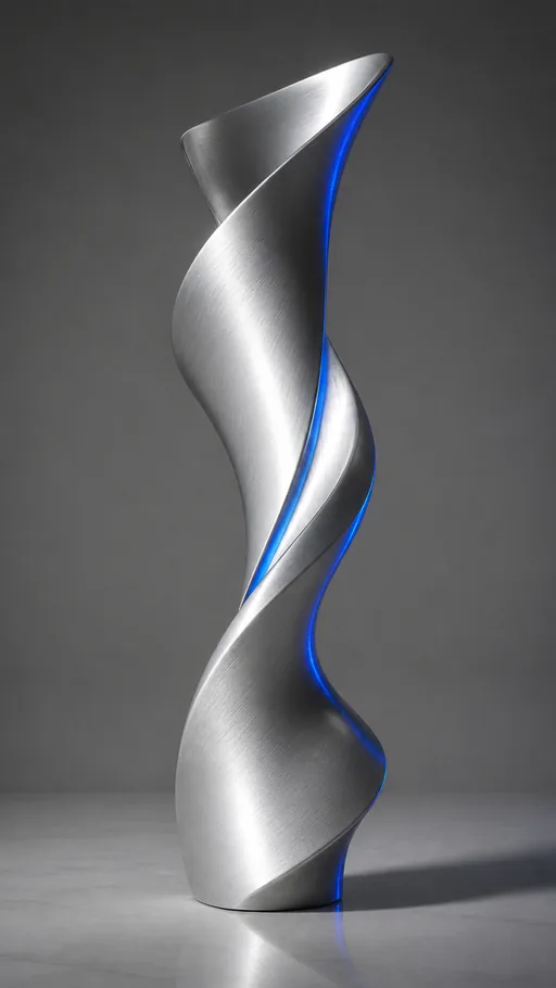 Tall Abstract Spiral Column Made — Abstract wallpaper