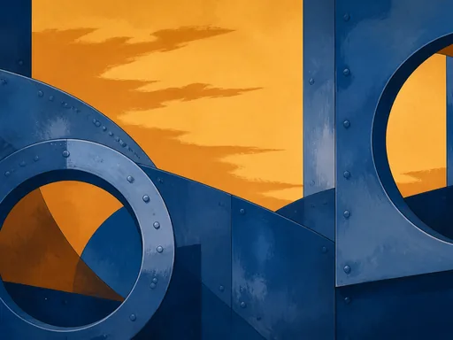 Wide 2D Animated Scene — Abstract Galaxy Fold wallpaper