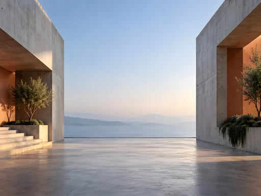 Concrete Masses and a Courtyard — Cities & Architecture wallpaper