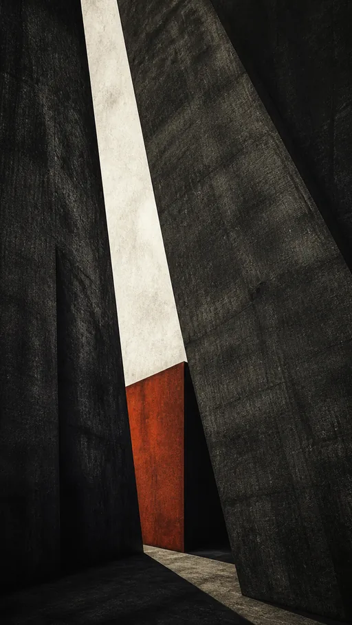 Tall Brutalist Graphic Composition — Art & Illustration wallpaper