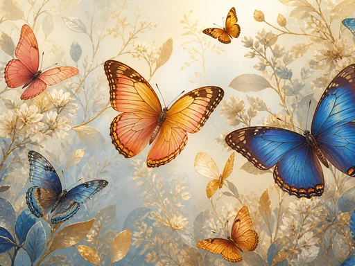 Artistic Butterfly Imagery — Animals & Wildlife wallpaper