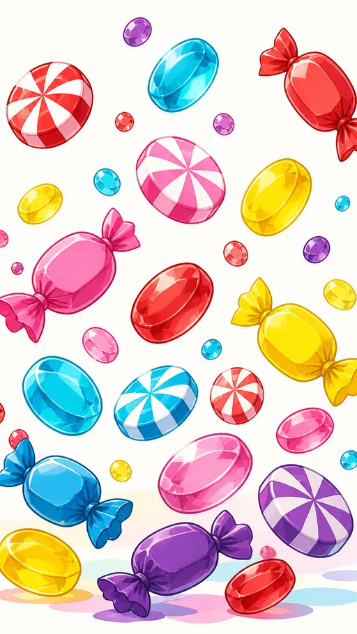 Tall 2D Illustrated Scene — Objects & Still Life wallpaper