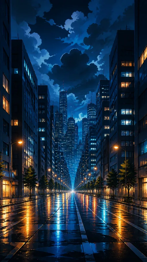 Tall City Avenue — Cities & Architecture wallpaper