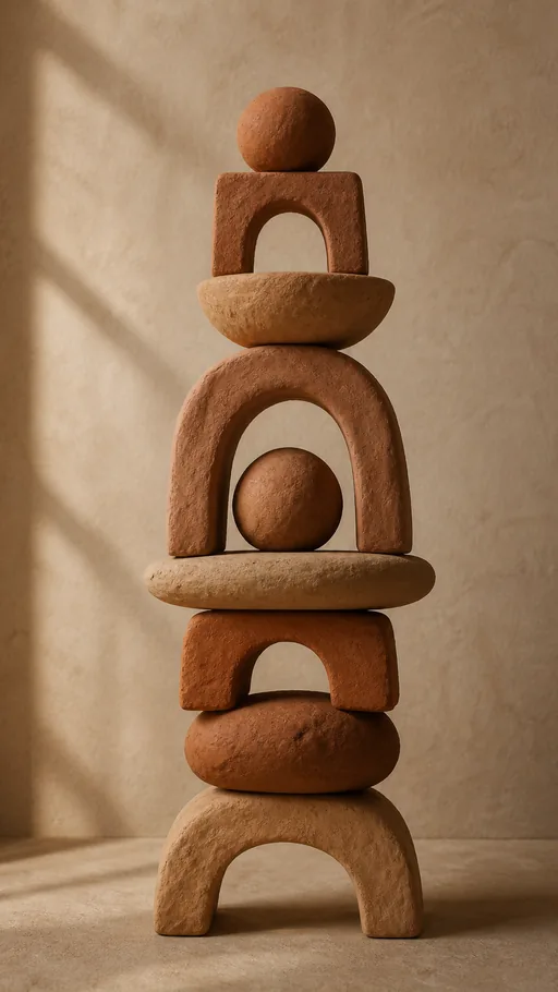 Tall Stack — Abstract wallpaper