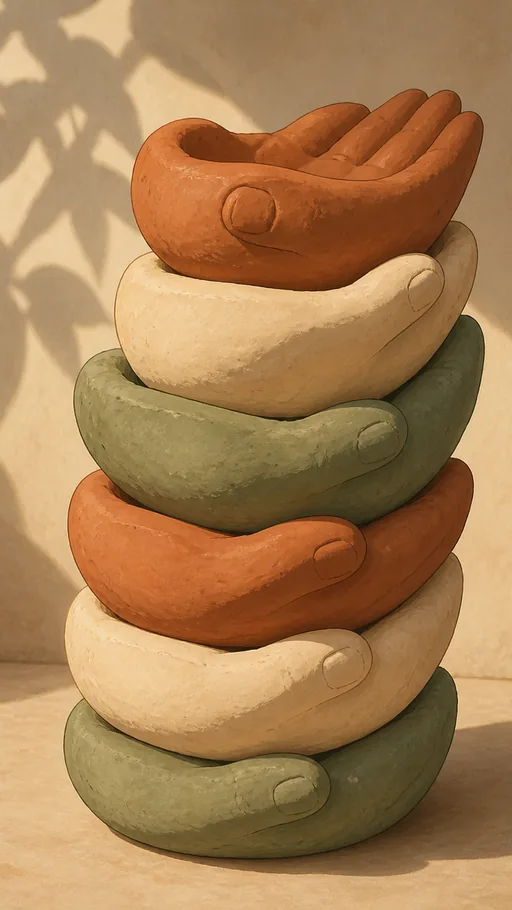 Tall Stack — Abstract wallpaper