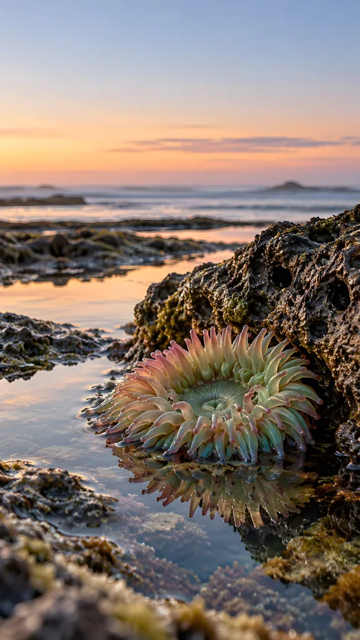 Anemone in a Tidepool — Nature & Landscapes wallpaper