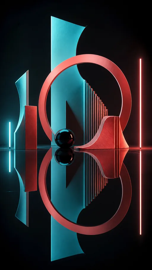 Tall Abstract Scene — Abstract wallpaper