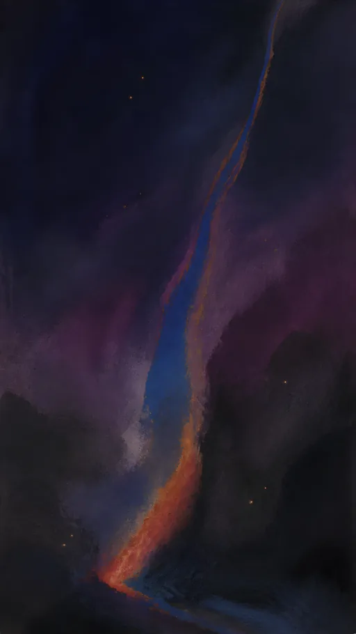 Vertical Abstract Field — Space wallpaper
