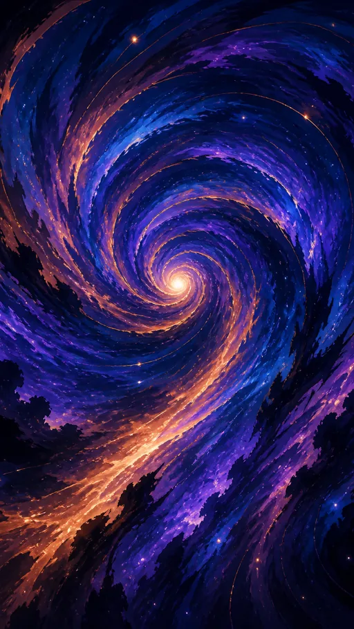 Tall Cosmic Swirl — Space wallpaper