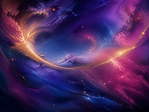 Broad Abstract Galaxy — Space Galaxy Fold wallpaper