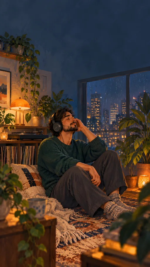 Late-Night Music with Plants — People & Portraits wallpaper