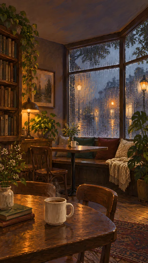 Corner Cafe Before Opening — Cities & Architecture wallpaper