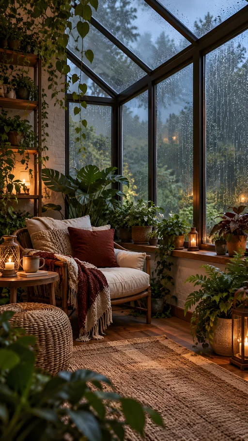 Plant-Filled Sunroom — Cities & Architecture wallpaper
