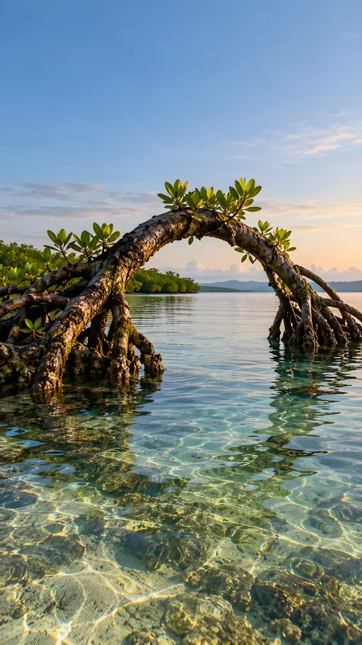 Mangrove Root Arch — Nature & Landscapes wallpaper